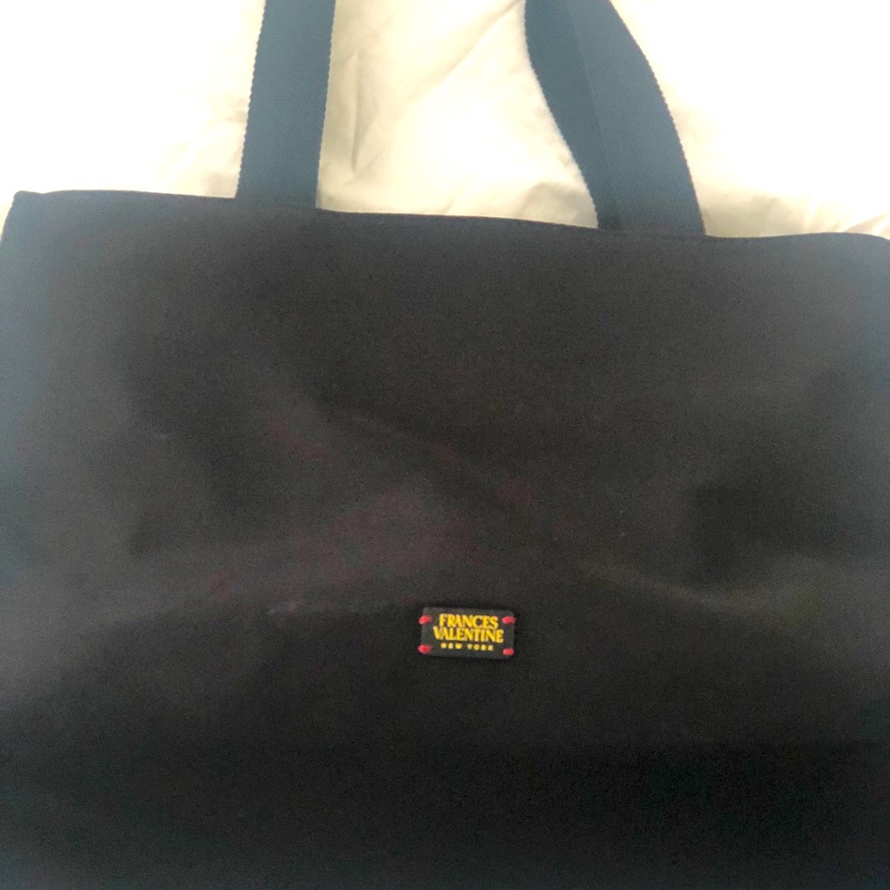 Black Canvas Tote